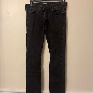 Express Men's Dark Skinny Jeans
